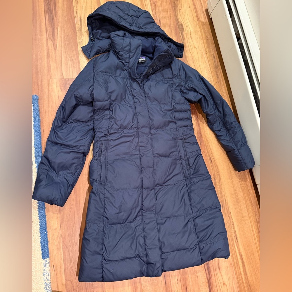 Patagonia Dark Blue Puffer Jacket